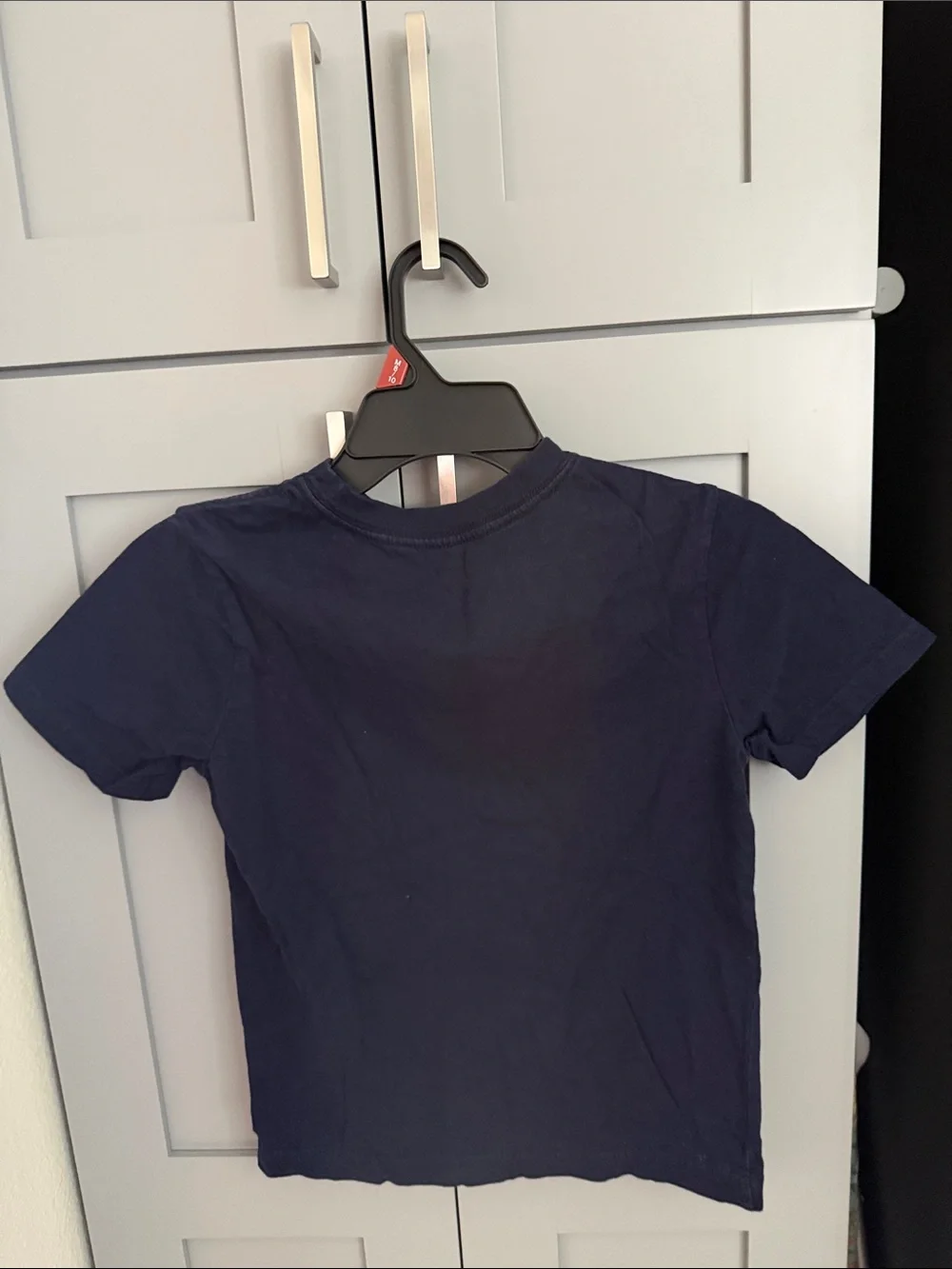 Gymboree Navy Short Sleeve Tee with Printed Tie Applique